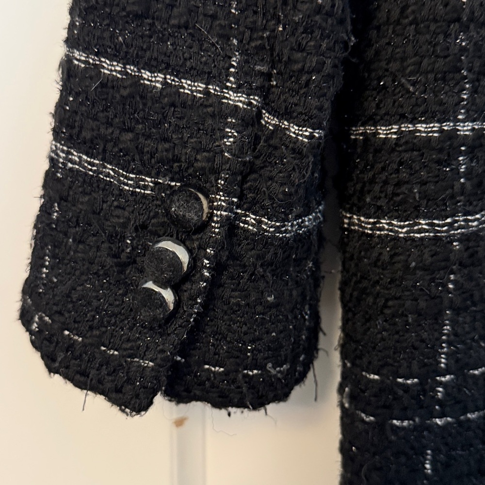 Zara basic tweed blazer jacket - Picture 5 of 10